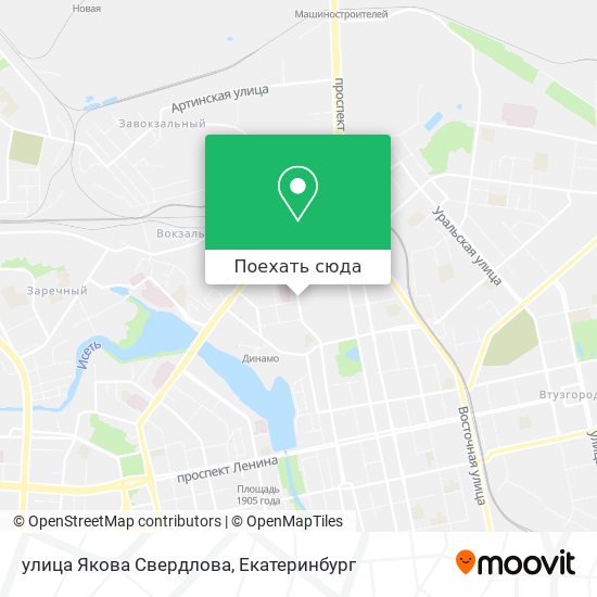 Карта улица Якова Свердлова
