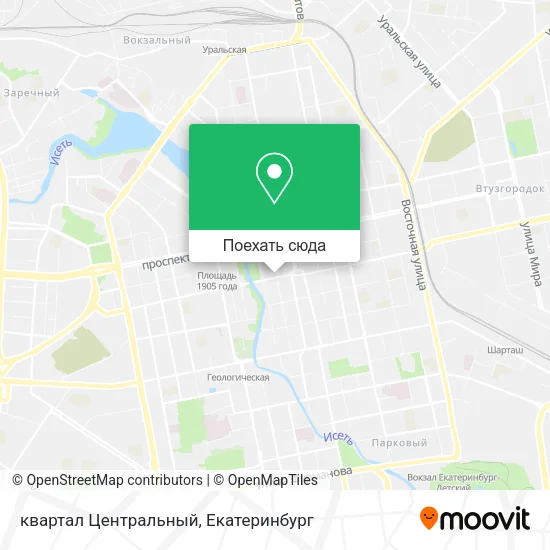 Карта квартал Центральный
