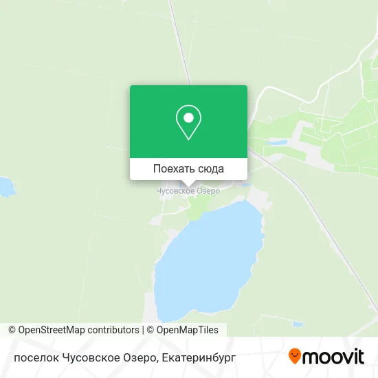 Карта поселок Чусовское Озеро