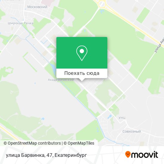 Карта улица Барвинка, 47
