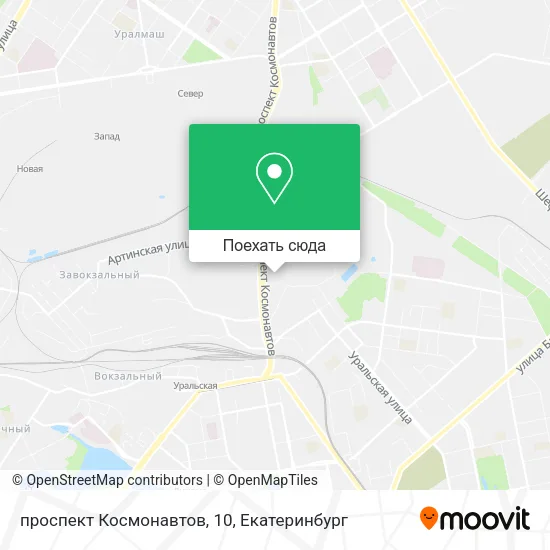 Карта проспект Космонавтов, 10