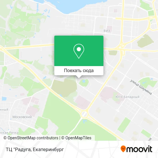 Карта ТЦ "Радуга