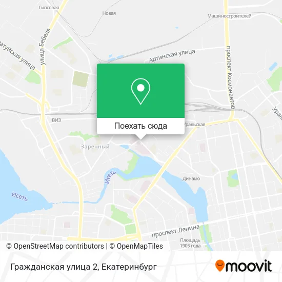 Карта Гражданская улица 2