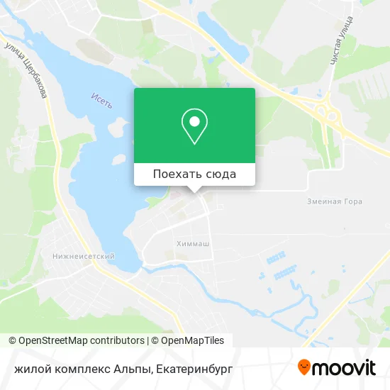 Карта жилой комплекс Альпы