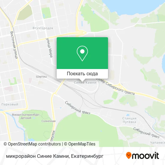Карта микрорайон Синие Камни