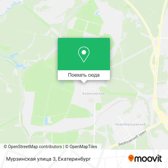 Карта Мурзинская улица 3