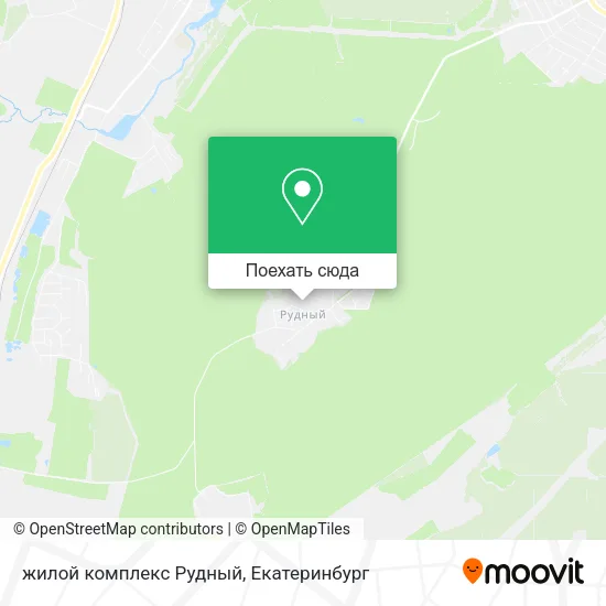 Карта жилой комплекс Рудный