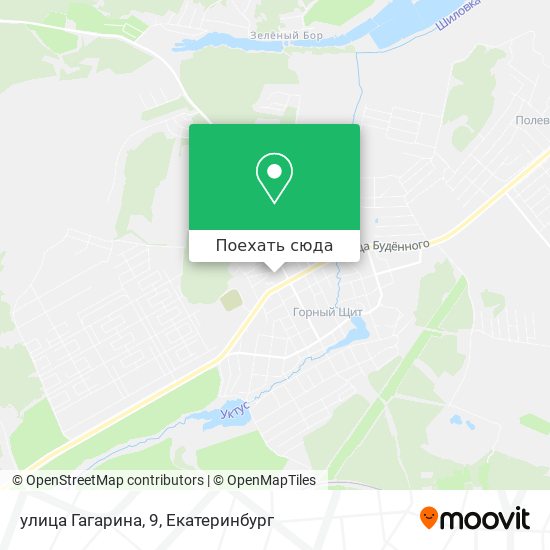 Карта улица Гагарина, 9