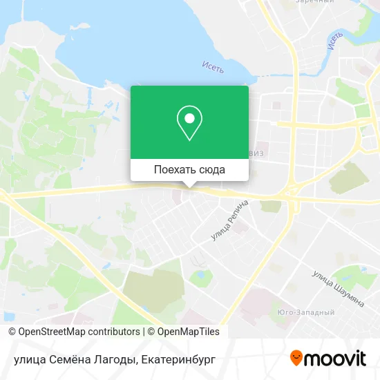 Карта улица Семёна Лагоды