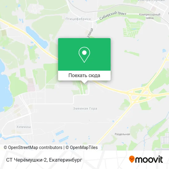 Карта СТ Черёмушки-2