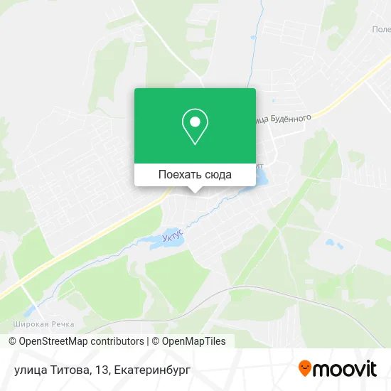 Карта улица Титова, 13