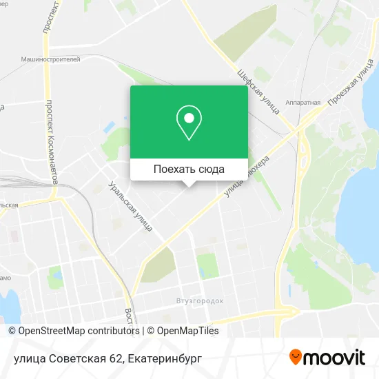 Карта улица Советская 62