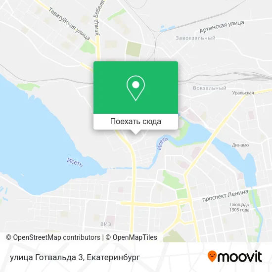 Карта улица Готвальда 3