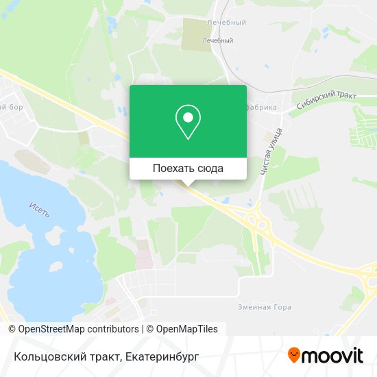 Карта Кольцовский тракт