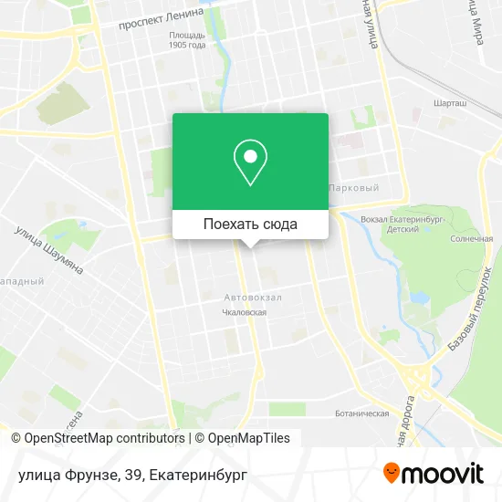 Карта улица Фрунзе, 39
