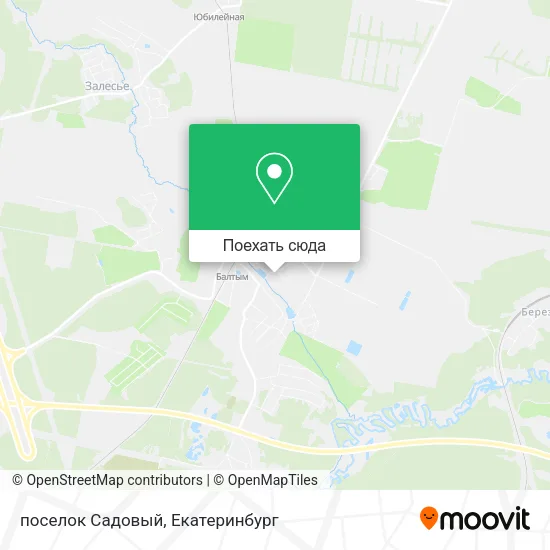 Карта поселок Садовый