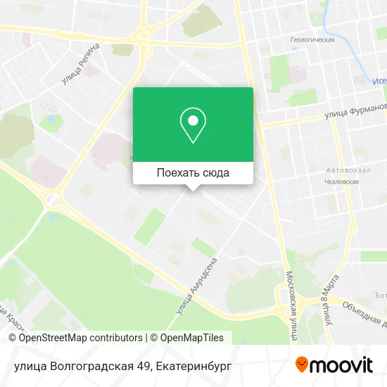 Карта улица Волгоградская 49