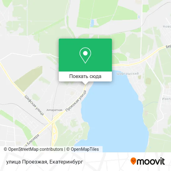 Карта улица Проезжая