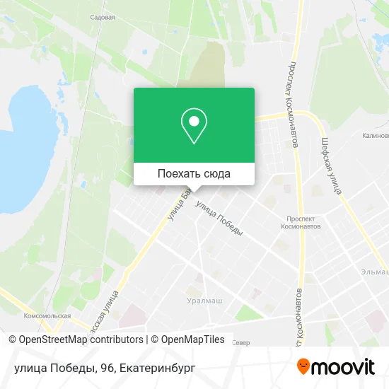Карта улица Победы, 96