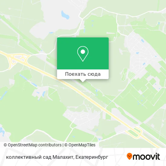 Карта коллективный сад Малахит