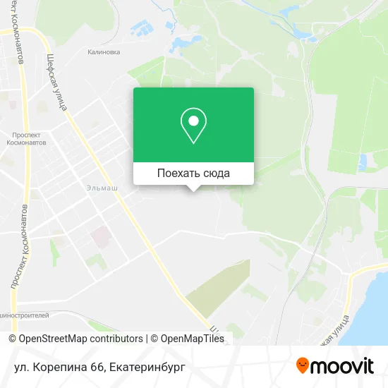 Карта ул. Корепина 66