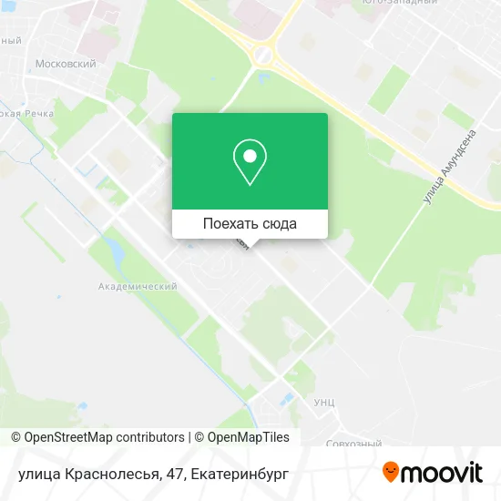 Карта улица Краснолесья, 47