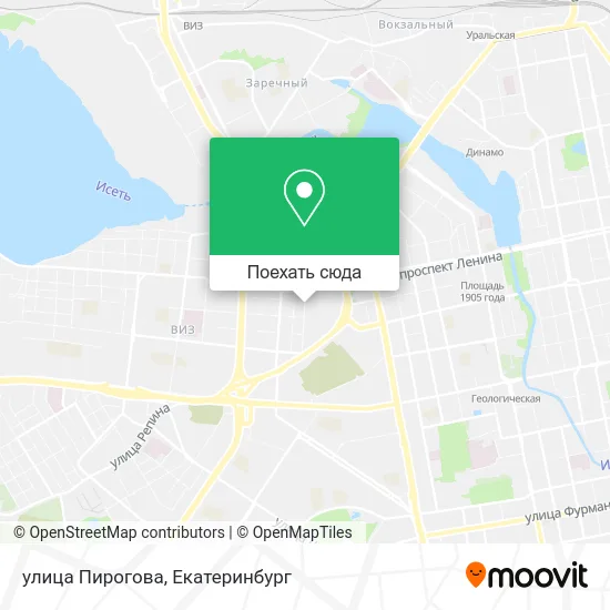 Карта улица Пирогова