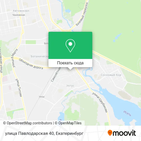 Карта улица Павлодарская 40