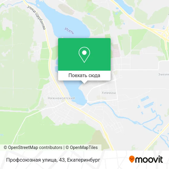 Карта Профсоюзная улица, 43