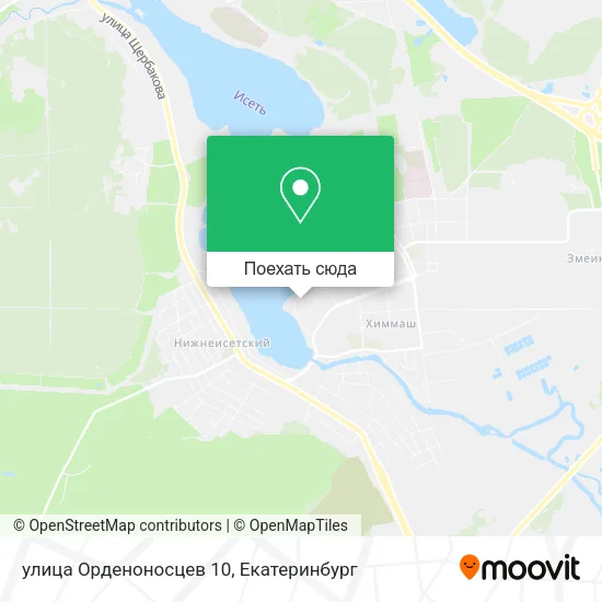 Карта улица Орденоносцев 10