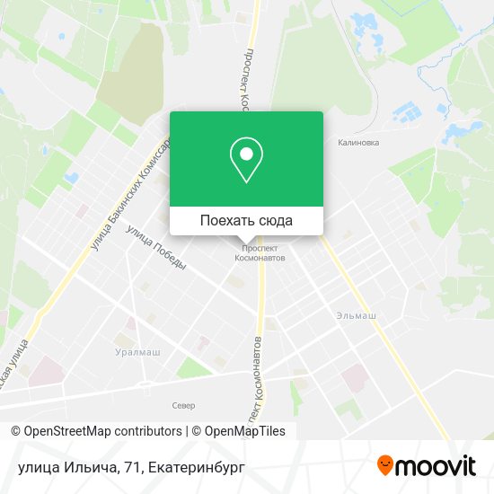 Карта улица Ильича, 71