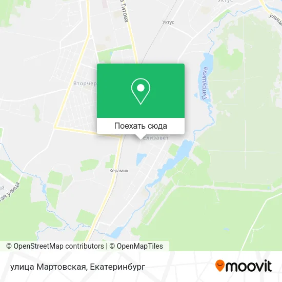 Карта улица Мартовская