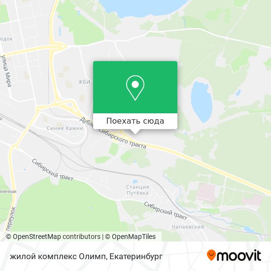 Карта жилой комплекс Олимп
