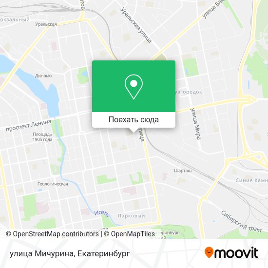 Карта улица Мичурина