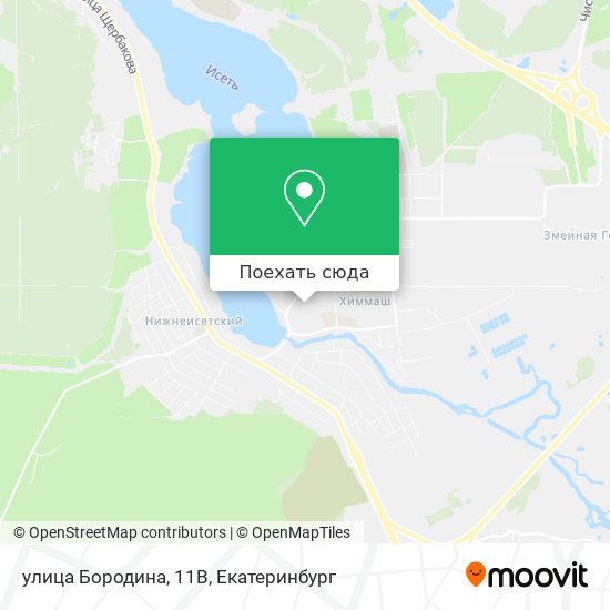 Карта улица Бородина, 11В