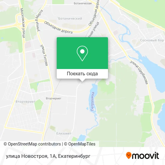 Карта улица Новостроя, 1А