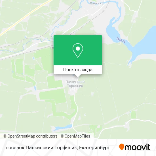 Карта поселок Палкинский Торфяник