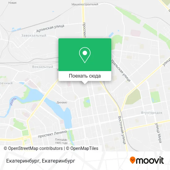 Карта Екатеринбург
