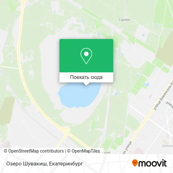 Карта Озеро Шувакиш
