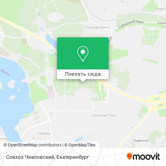 Карта Совхоз Чкаловский