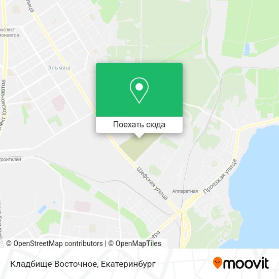 Карта Кладбище Восточное