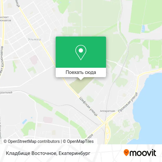 Карта Кладбище Восточное