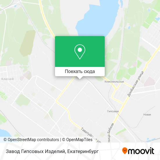 Карта Завод Гипсовых Изделий