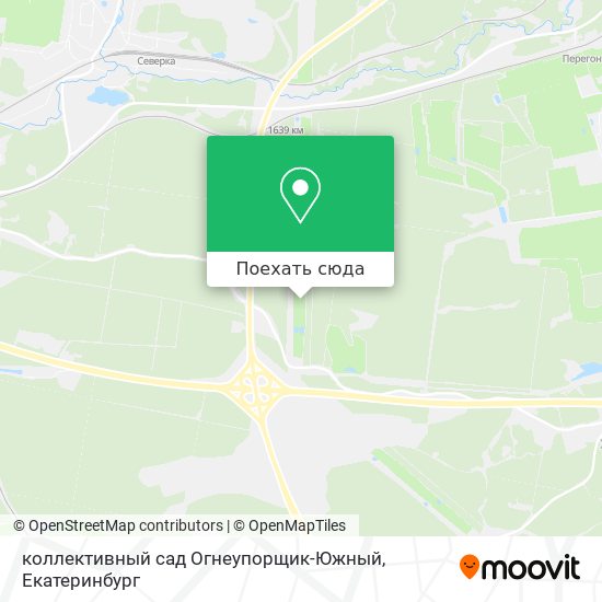 Карта коллективный сад Огнеупорщик-Южный