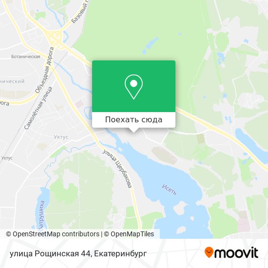 Карта улица Рощинская 44