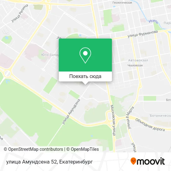 Карта улица Амундсена 52