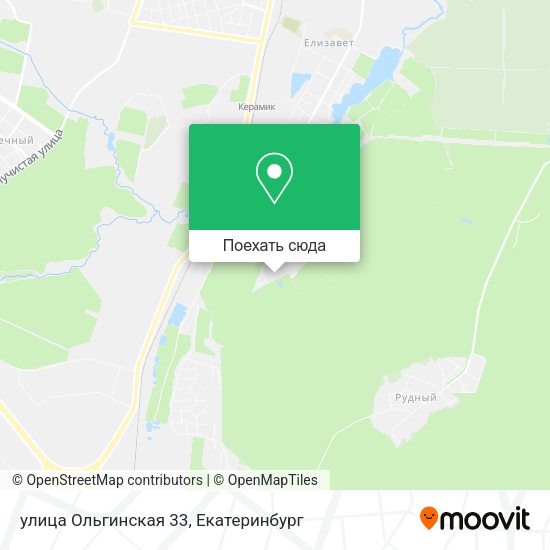 Карта улица Ольгинская 33