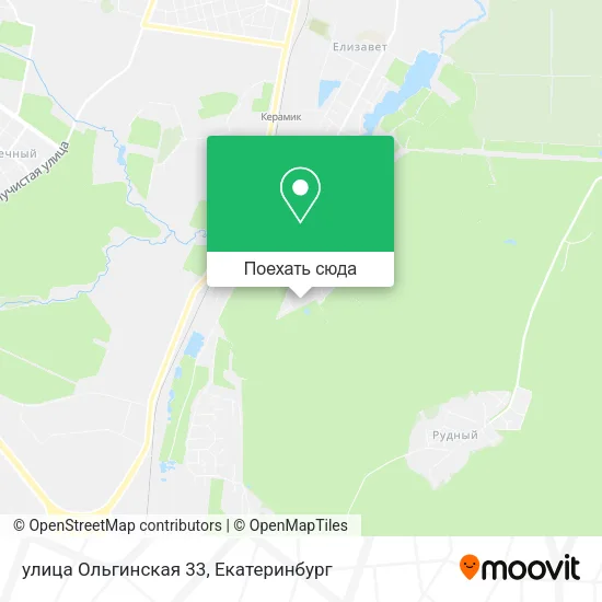 Карта улица Ольгинская 33
