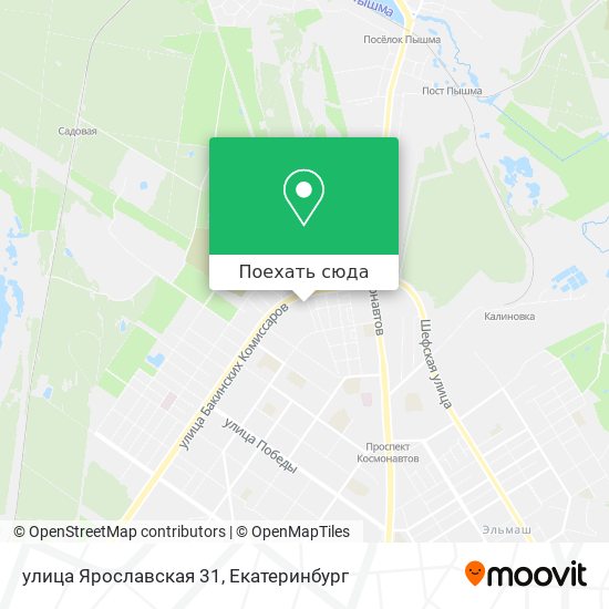 Карта улица Ярославская 31