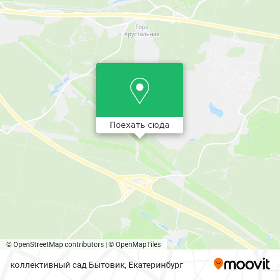Карта коллективный сад Бытовик
